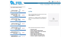 Desktop Screenshot of alfer.it