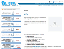 Tablet Screenshot of alfer.it